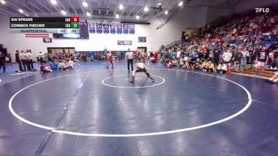 95 lbs Quarterfinal - Kai Spears, Carey Jr High vs Cormick Fischer, Centennial Middle School