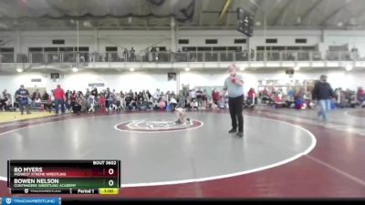 59 lbs Champ. Round 1 - Bo Myers, Midwest Xtreme Wrestling vs Bowen Nelson, Contenders Wrestling Academy