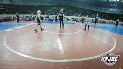 55 lbs Consi Of 8 #2 - Kruz Carrasco, Greater Heights Wrestling vs Gray Fife, Tecumseh Youth Wrestling