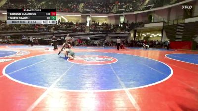 215-1A Champ. Round 1 - LINCOLN BLACKMON, Elbert County vs Shaw Branch, Kings Ridge