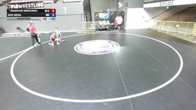 80 lbs Quarters - Kingston Mercurio, World Team Training Center vs Noe Mesa, Driller Wrestling Club