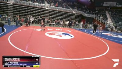 70 lbs 3rd Place Match - Tracen Barton, Riverton USA Wrestling vs Liam Watkins, Green River Grapplers Wrestling