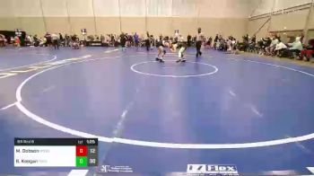 100 lbs Rr Rnd 6 - Macy Dobson, Mojo Grappling Academy Girls vs Baylee Keegan, Oregon Womens Wrestling