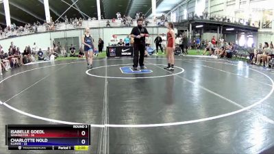 102 lbs Round 3 (8 Team) - Isabelle Goedl, Washington vs Charlotte Nold, Illinois