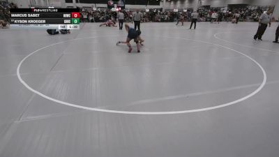 157 lbs Champ. Rd Of 32 - Marcus Sabet, NG Bombers Wrestling Club vs Kyson Kroeger, Granite Hills High School Wrestling
