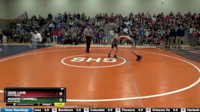 97 lbs Round 1 - Jesse Lamb, Scottsboro vs Hudson Campbell, Scottsboro