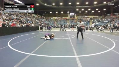 110 lbs Quarterfinal - Harper Holmes, Pittsburg HS vs Chloe Steele, Emporia Hs