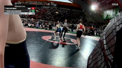 4A 106 lbs Cons. Round 1 - Tallyn Gray, Homedale vs Ross McPherson, Bear Lake