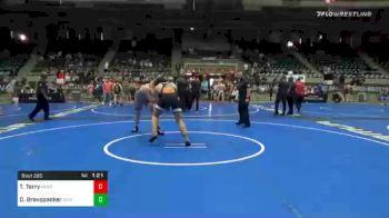 285 lbs Final - Tyson Terry, Nebraska Boyz vs Dylan Bravopacker, Brighton WC