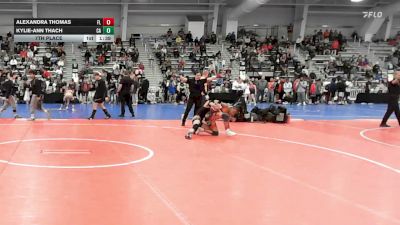 100 lbs 7th Place - Alexandra Thomas, FL vs Kylie-Ann Thach, CA