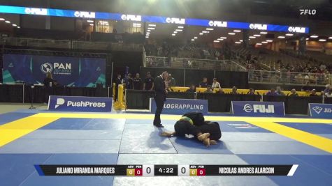 Nicolas Andres Alarcon vs Juliano Miranda Marques 2025 Pan Jiu Jitsu IBJJF Championship