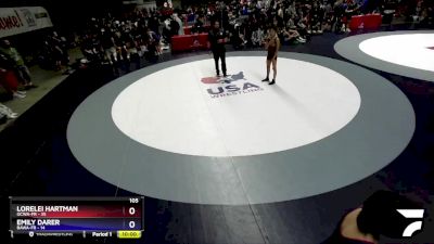 105 lbs Placement Matches (16 Team) - Marlee Solomon, OCWA-FR vs Angeline Galon, BAWA-FR
