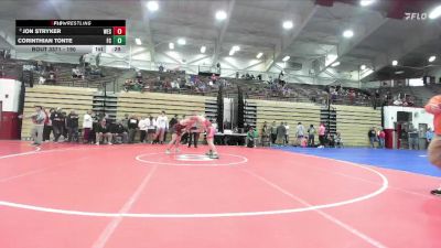 190 lbs Quarterfinal - Jon Stryker, Westfield vs Corinthian Tonte, Franklin Community