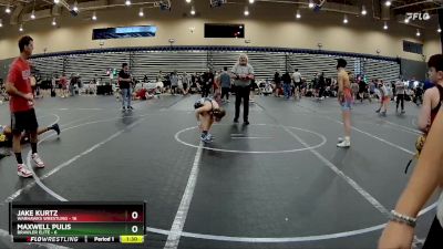 92 lbs Round 5 (8 Team) - Maxwell Pulis, Brawler Elite vs Jake Kurtz, Warhawks Wrestling