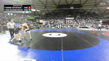 Boys 2A 126 lbs Cons. Round 3 - Jose Gallardo Ruiz Jr, Othello vs Gabriel San Nicolas, Franklin Pierce