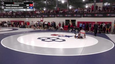 79 kg Champ. Round 4 - Brody Baumann, Boilermaker RTC vs Moses Espinoza-Owens, Jackrabbit Wrestling Club