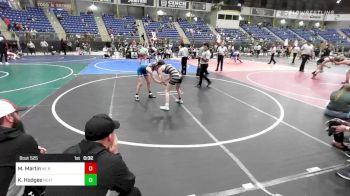 109 lbs Consolation - Makenzie Martin, NE Boyz vs Kylee Hodges, Next Level Wrestling