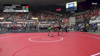 190 lbs Cons. Semi - Raul Perez, Pratt vs Kyler Jackson, Holton Hs