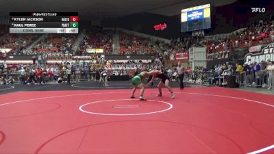 190 lbs Cons. Semi - Raul Perez, Pratt vs Kyler Jackson, Holton Hs