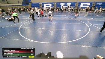 96 lbs Quarterfinal - Oakley Rees, Champions Wrestling Club vs Noah Ahn, Champions Wrestling Club