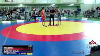 60kg Champ. Round 2 - Jose Gomez, Black Bears WC vs Gurshaan Kahlon, Guru Gobind Singh WC