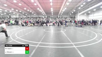 160 lbs Consi Of 8 #2 - Macon Ayers, VA vs Josh Woyan, WV