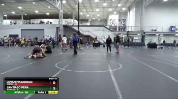152 lbs Round 3 (4 Team) - Jovan Mazariego, Aliens vs Santiago Peña, Scanlan