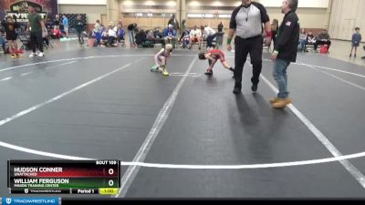 56 lbs Round 1 - Hudson Conner, Unattached vs William Ferguson, Minion Training Center