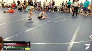 105 lbs Round 7 (8 Team) - Austin Bernash, U2 Upstate Uprising Blue vs Holt Quincy, New England All Stars