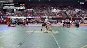 G - 105 lbs Cons. Round 4 - Riley Pedersen, Glasgow Girls vs Kricket Bridges, Lincoln County (Eureka) Girls