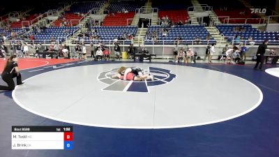 138 lbs Cons 64 #2 - Mason Todd, MO vs Joel Brink, OH