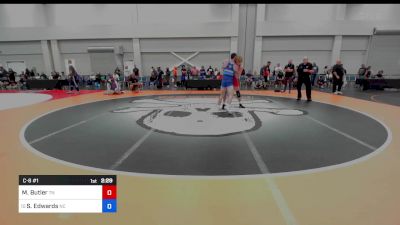 157 lbs C-8 #1 - Mason Butler, Tn vs Shayden Edwards, Nc