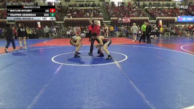 144 lbs Cons. Round 4 - Trapper Gendreau, Coyote Wrestling Club vs Waylon Ritchey, Lockwood Wrestling Club