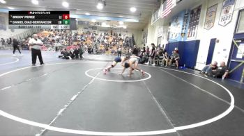 132 lbs Champ. Round 2 - Brody Perez, La Serna vs Daniel Diaz-Bentancor, Santa Monica