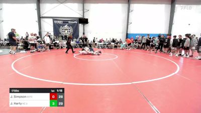 175 lbs Semifinal - Jaden Simpson, Team Gotcha vs Jack Harty, NC United