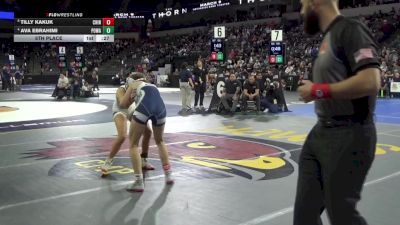 120 lbs 5th Place - Tilly Kakuk, Chino (SS) vs Ava Ebrahimi, Poway (SD)