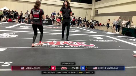 Verona Pesce vs Charlie Martineau 2025 ADCC Orlando Open/Youth Trials