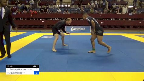 Leonardo Enrique Gonzalez M vs Michael Quaintance 2024 Pan IBJJF Jiu-Jitsu No-Gi Championship