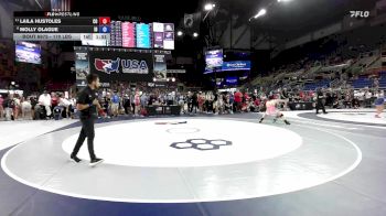 170 lbs 7th Place Match - Laila Hustoles, CO vs Molly Olague, ID