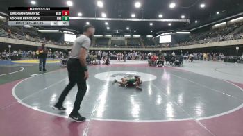 44 lbs 3rd Place - Emerson Swartz, Westminster vs Adonis Ferguson, Pikesville