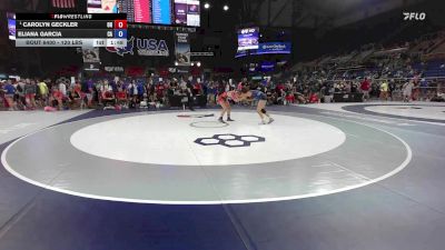 120 lbs Champ. Rd Of 16 - Carolyn Geckler, OH vs Eliana Garcia, CA