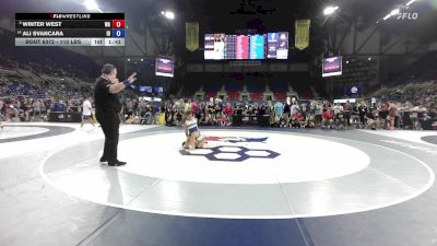 110 lbs Champ. Rd Of 16 - Winter West, WA vs Ali Svancara, ID