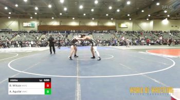 200 lbs Consi Of 8 #1 - Benjahmin Wilcox, Mayo Quanchi Judo And Wrestling vs Antonio Aguilar, Milwaukie Wrestling Club