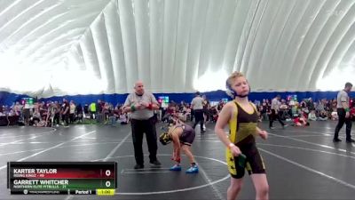 80-88 lbs Round 2 - Karter Taylor, Rising Kingz vs Garrett Whitcher, Northern Elite Pitbulls