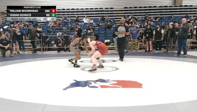 140 lbs Quarters - William Moorehead, Sly Fox Wrestling Club vs Josiah Schultz, Floyd Wrestling Club