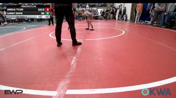 54-58 lbs Rr Rnd 3 - Amelia Tyler, Black Fox Wrestling Club vs Lainey Davie, Salina Wrestling Club