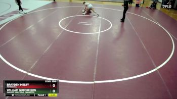 170 lbs Cons. Semi - William Gutormson, Pursuit Wrestling Minnesota vs Brayden Melby, Minnesota