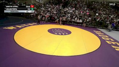 4A 170 lbs Semifinal - Leilani Fiefia, Pine View vs Austyn Lovell, Crimson Cliffs High