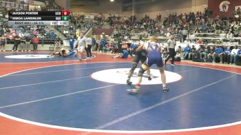 6A 175 lbs Quarterfinal - Jaxson Porter, Catholic vs Kimoa Langinlur, Har-Ber