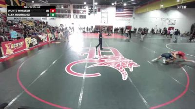 126 lbs 1st Place Match - Alex Rodriguez, Silverback WC vs Dionte Wheeler, Unattached